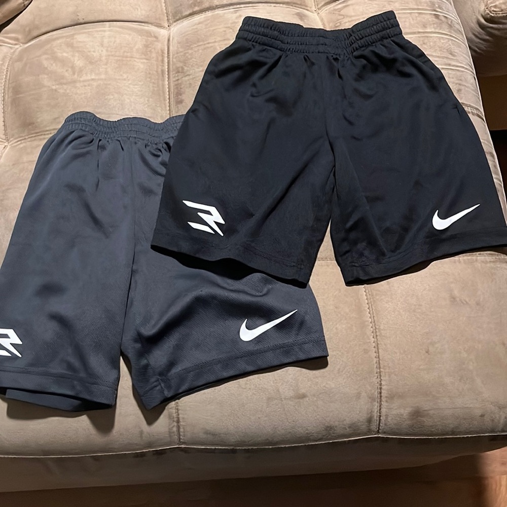 2 pair Nike boys shorts